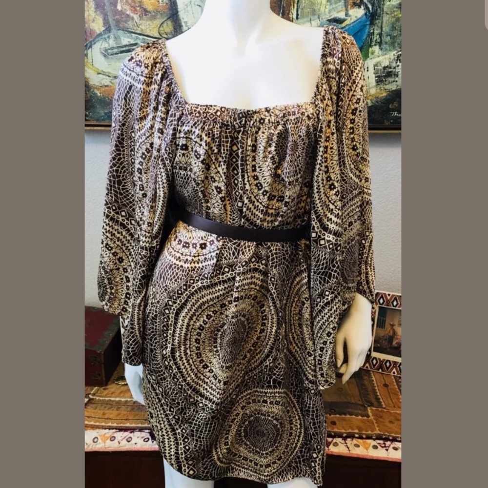 Designer Silk Charmeuse Dress